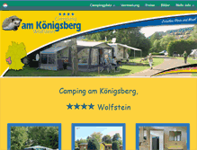 Tablet Screenshot of campingwolfstein.de